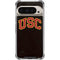 University of Southern California USC Logo Black Distressed Pixel 9 Pro XL Clear Case